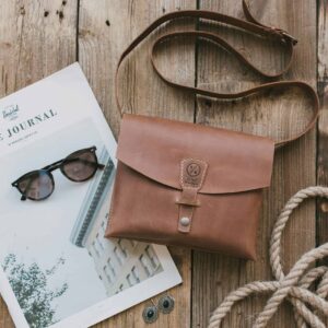 Hand-made Crossbody Leather Purse